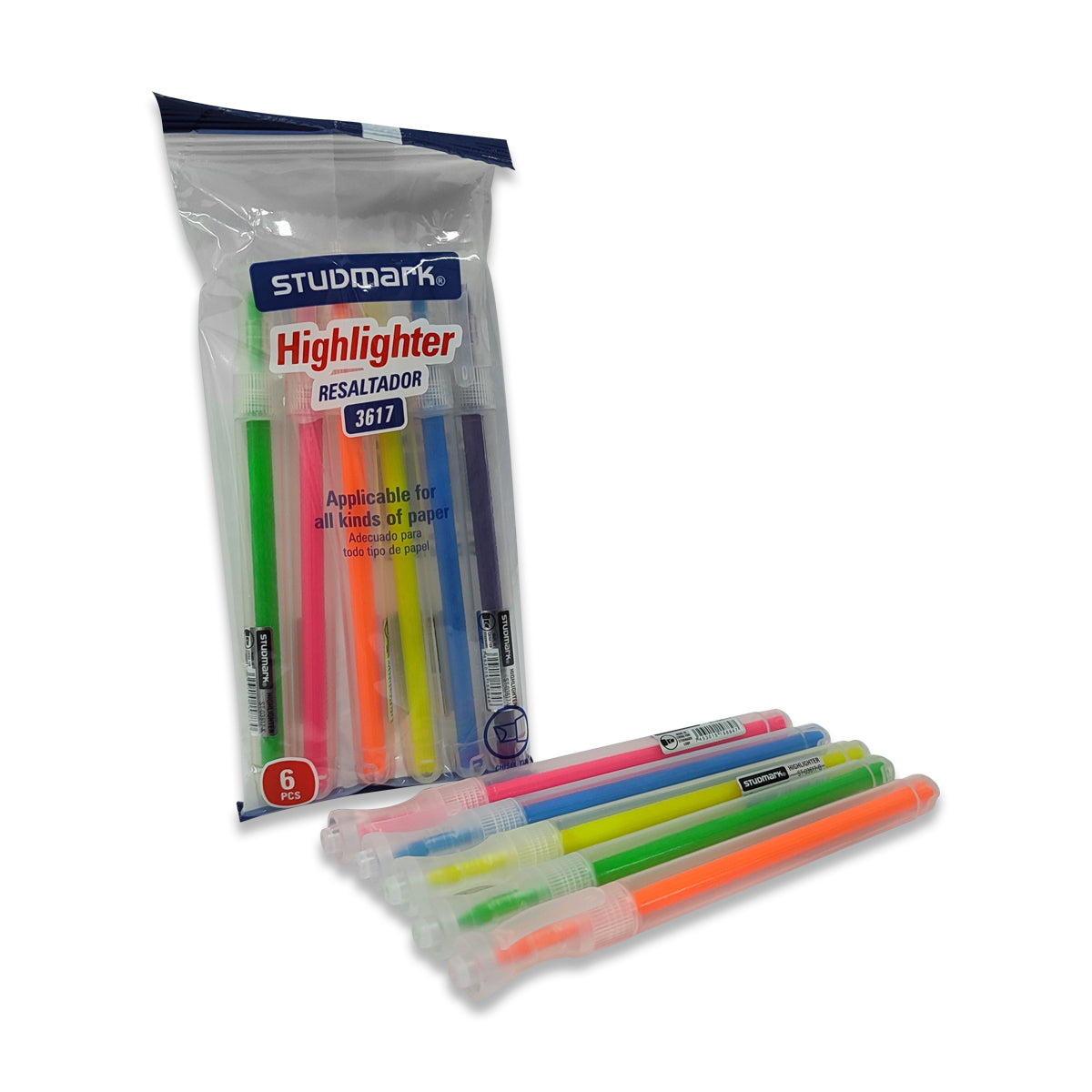 Resaltador Colores Surtidos 6 Unidades Studmark 3617