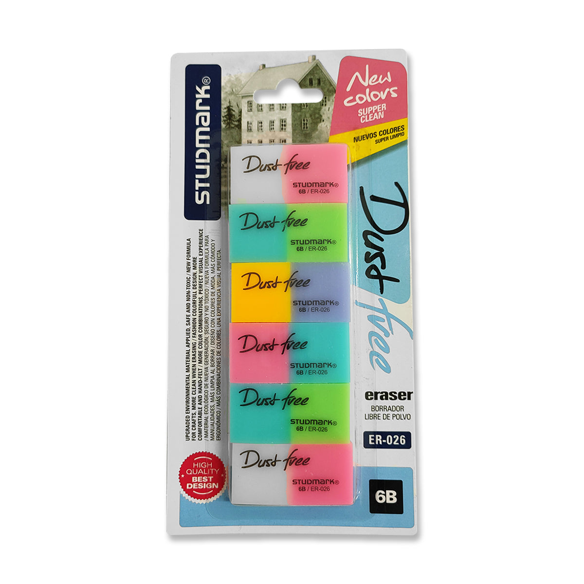Gomas de Borrar 6B Studmark ER-026