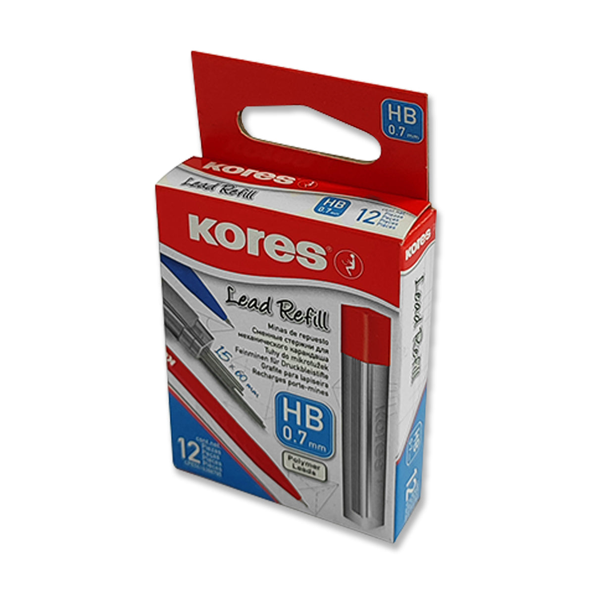 Minas HB 0.7mm Kores 12 Unidades