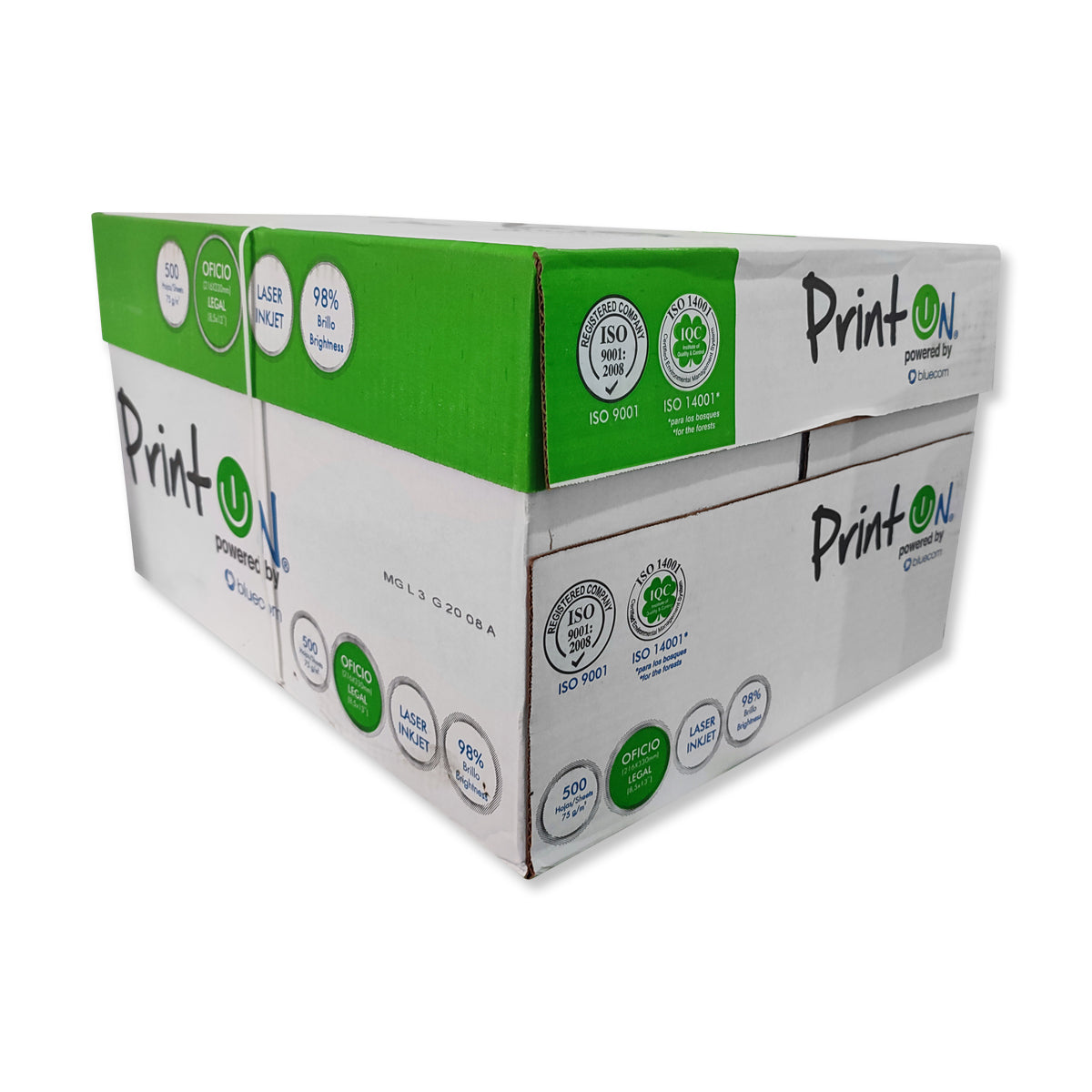 Caja de Resma Print On Tamaño Oficio