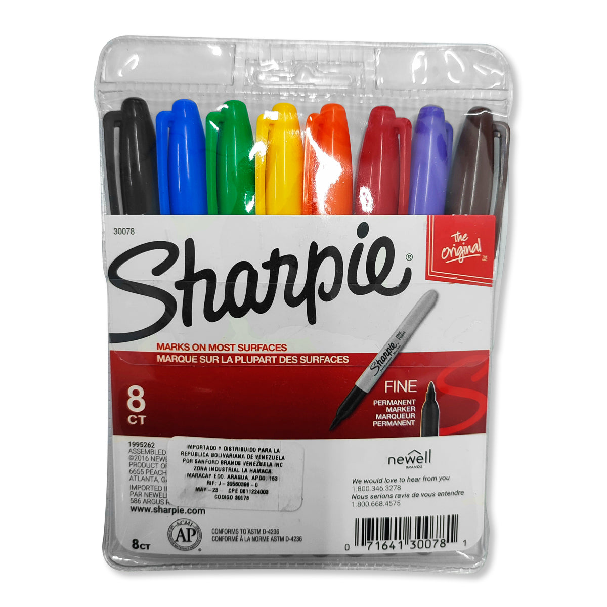 Marcadores Sharpie Punta Fina 12 Colores Sharpie 30078