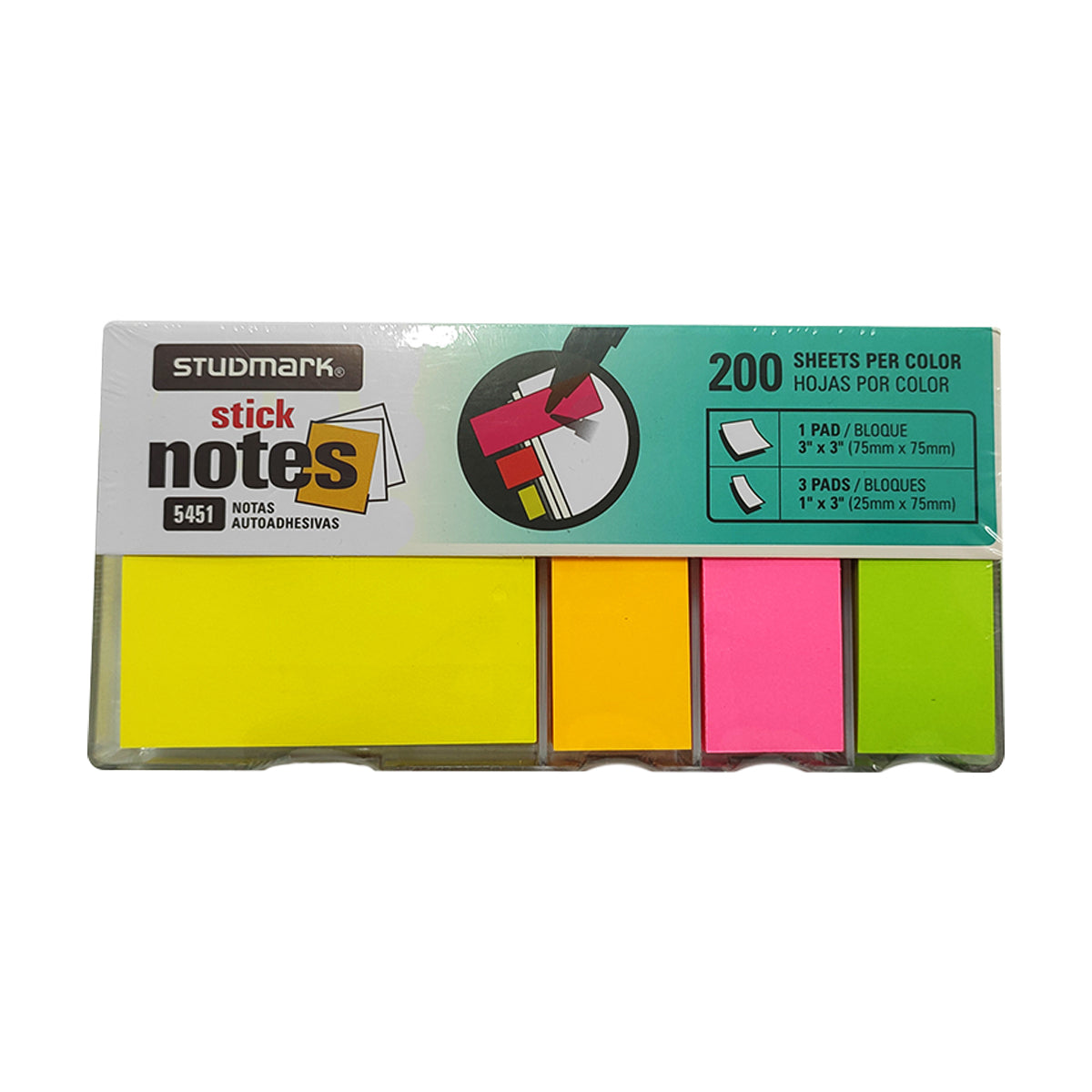 Notas Adhesivas Studmark 5451