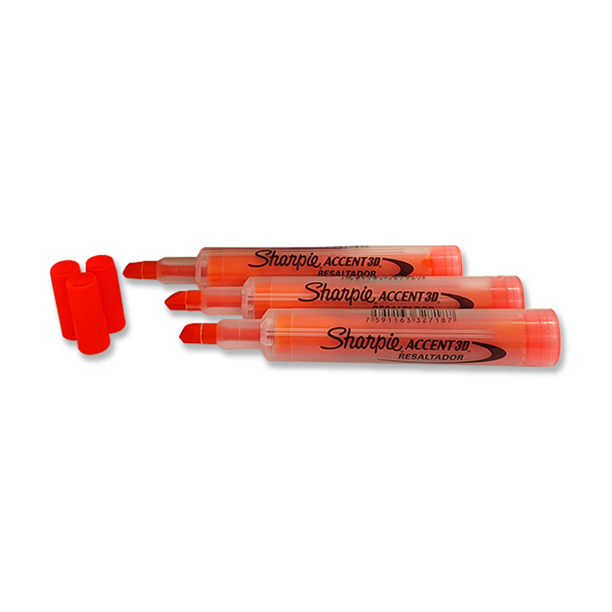 Resaltador Sharpie color Naranja 12 Unidades