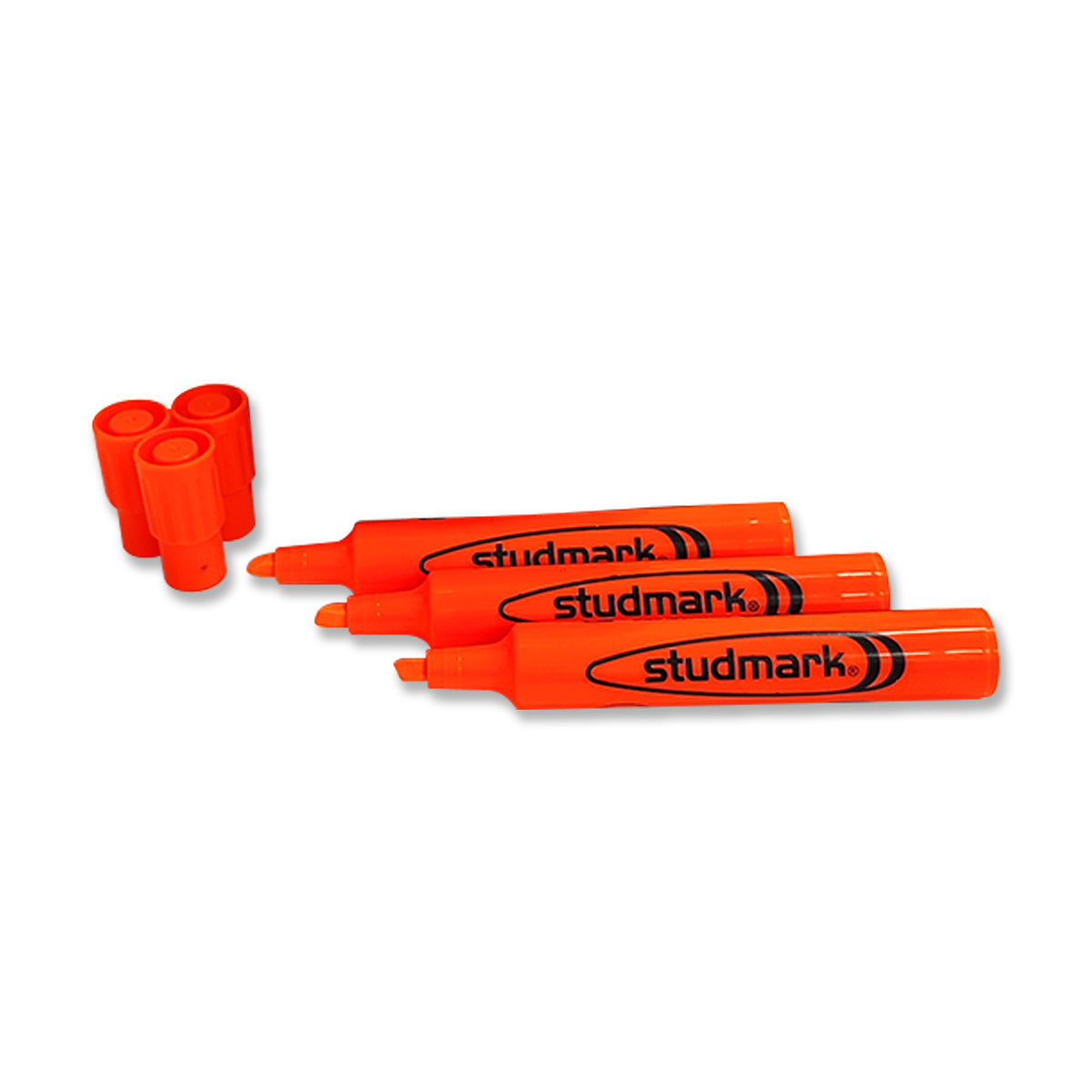 Resaltador Studmark color Naranja 12 Unidades