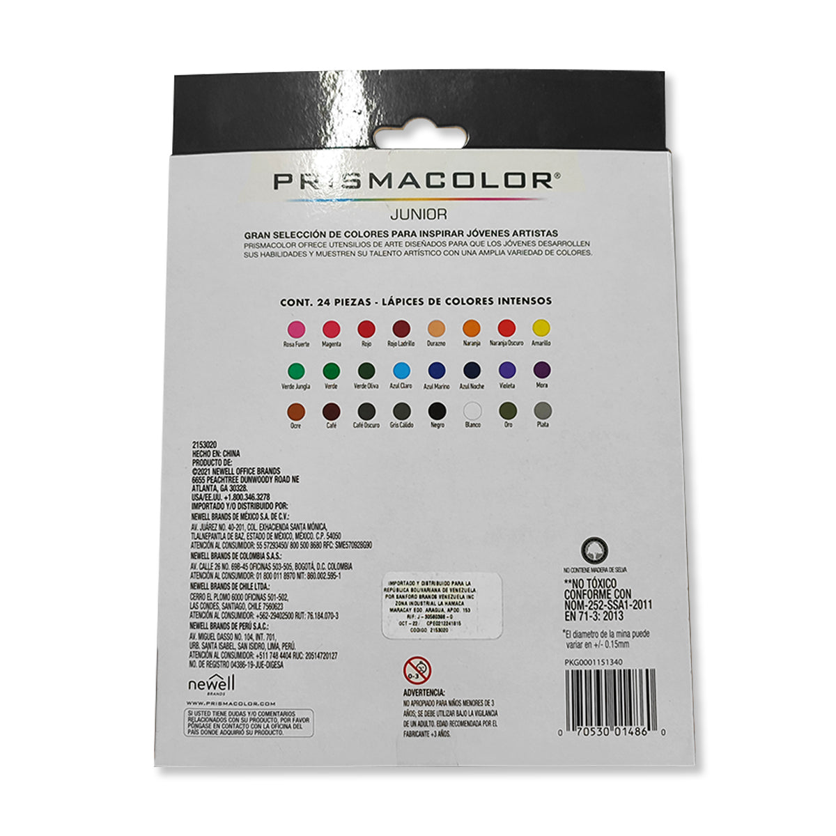 Colores Prismacolor de 24 Colores