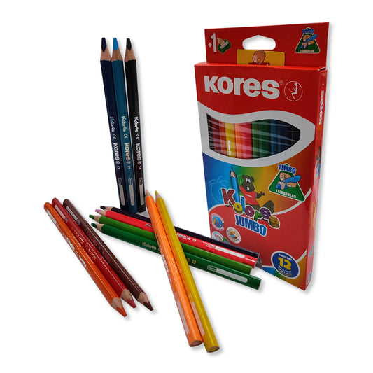 Colores Kores Jumbo 12 Colores - 93512