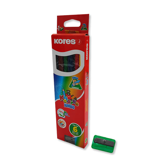 Colores Jumbo Kores de 6 Colores