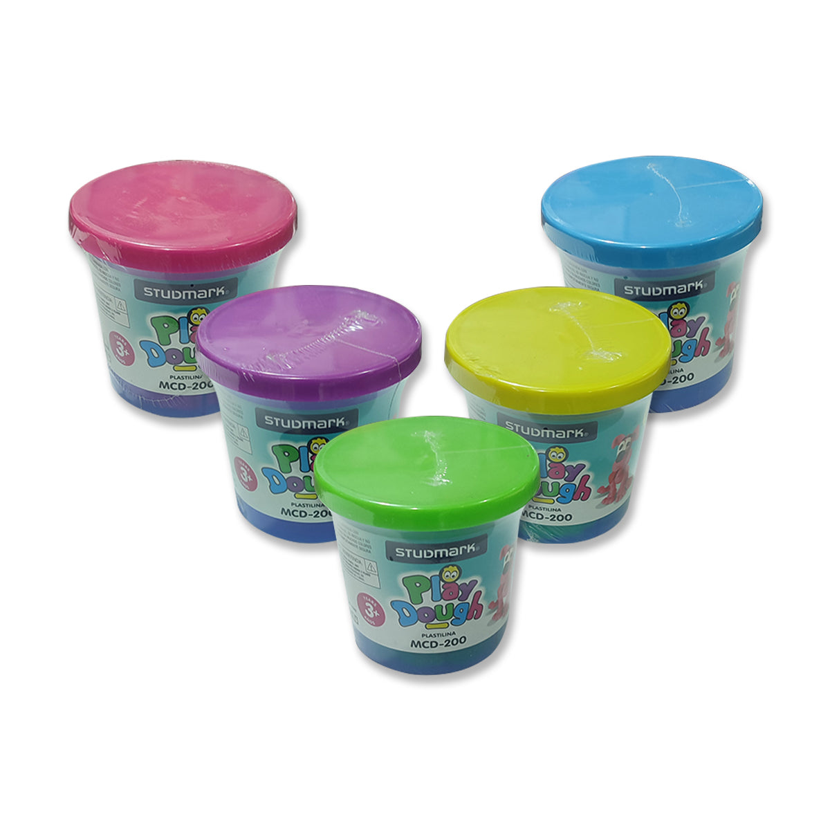 Plastilina Play Dough Studmark MCD-200 Variedad de Colores