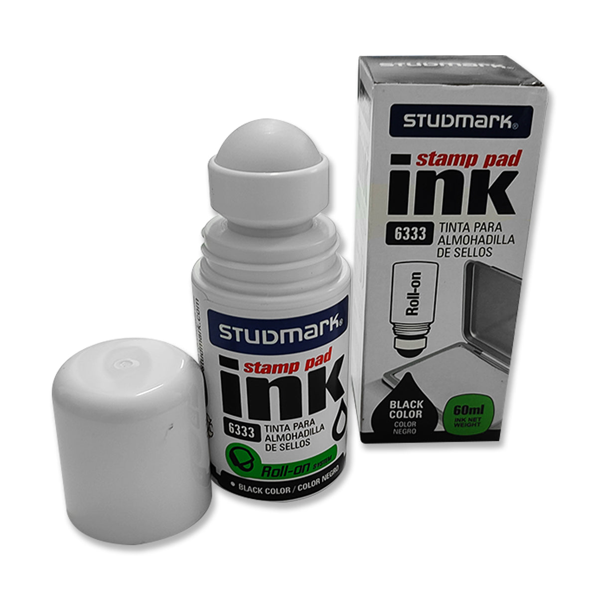 Tinta para Almohadilla Color Negro Studmark 6333