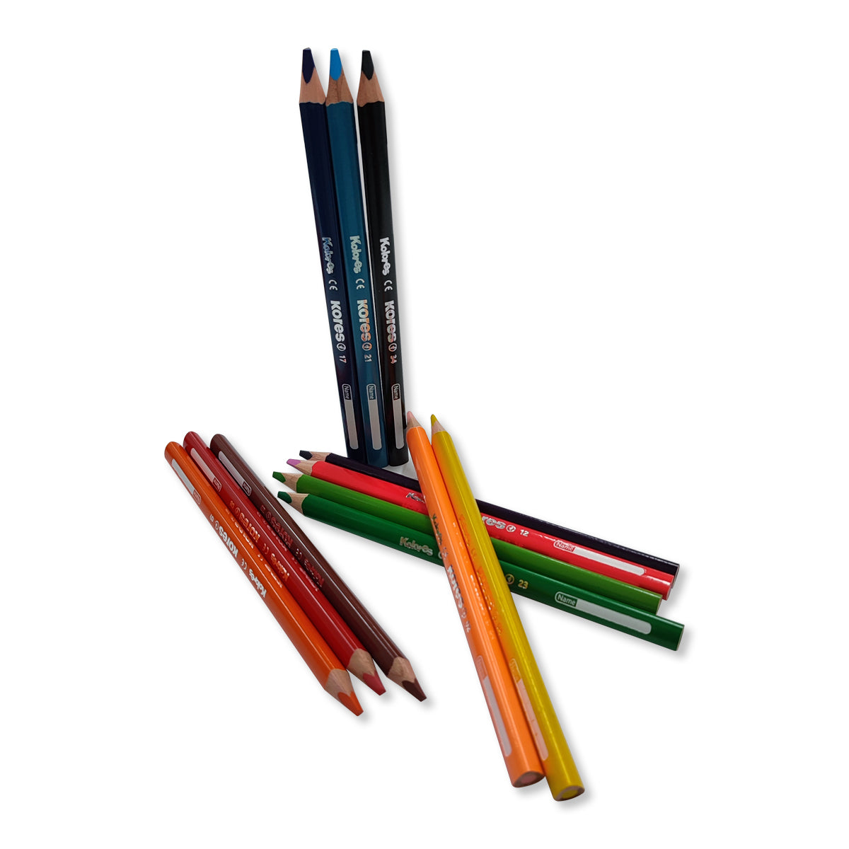 Colores Kores Jumbo 12 Colores - 93512