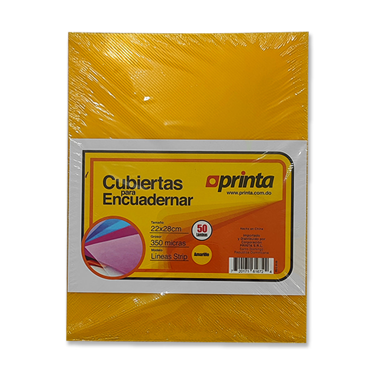 Cubierta para Encuadernar Linea Strip Printa PR-E-0118