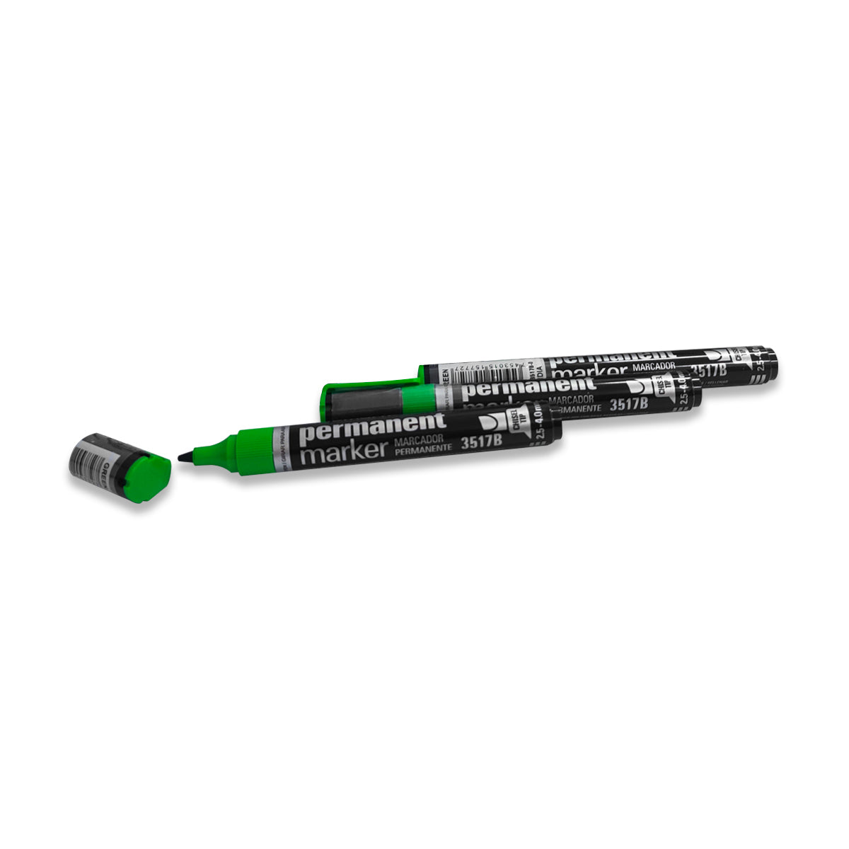 Marcador Permanente Verde Studmark 3517-D