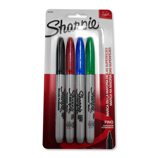 Marcadores Punta Fina 4 Colores Sharpie 1825090