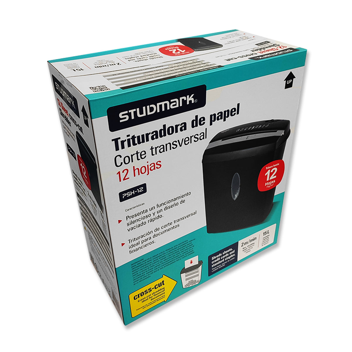 Trituradora de Papel Studmark PSH-12