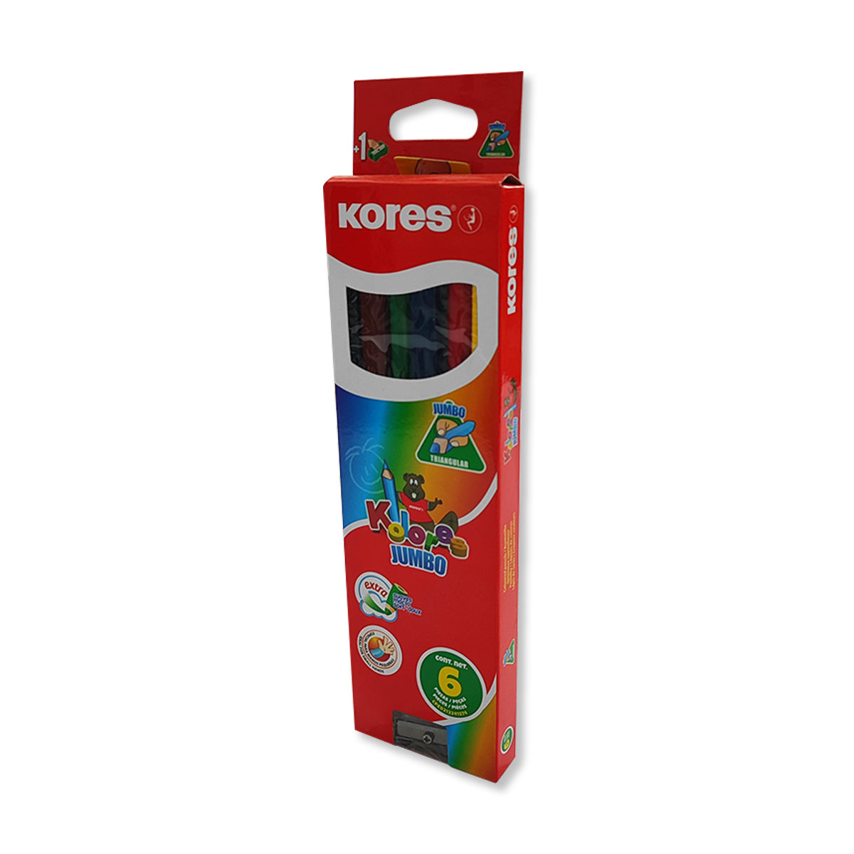 Colores Jumbo Kores de 6 Colores