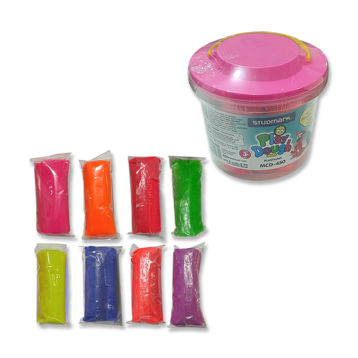 Plastilina Play Dough Studmark MCD-450 de 8 Colores