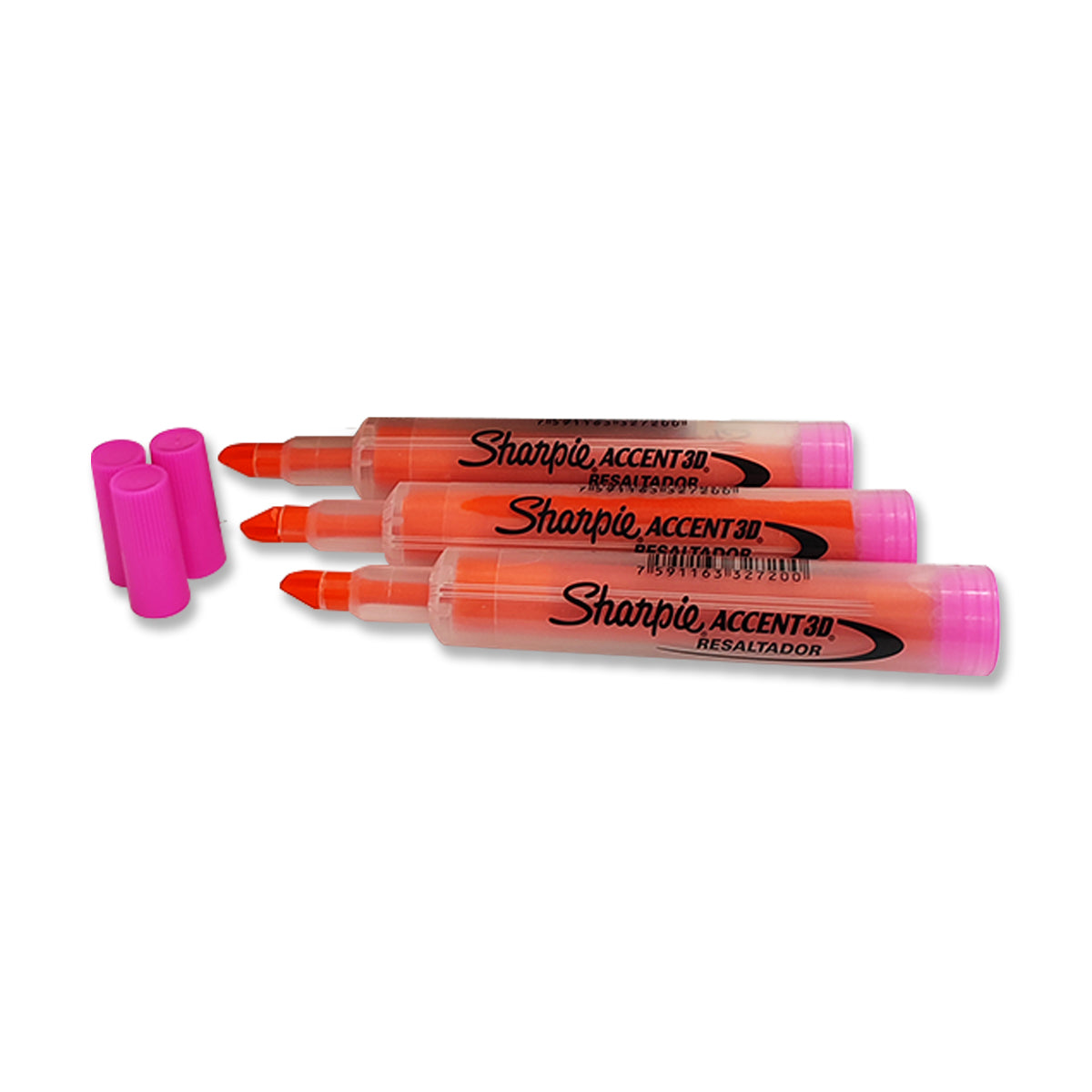 Resaltador Sharpie color Rosado 12 Unidades