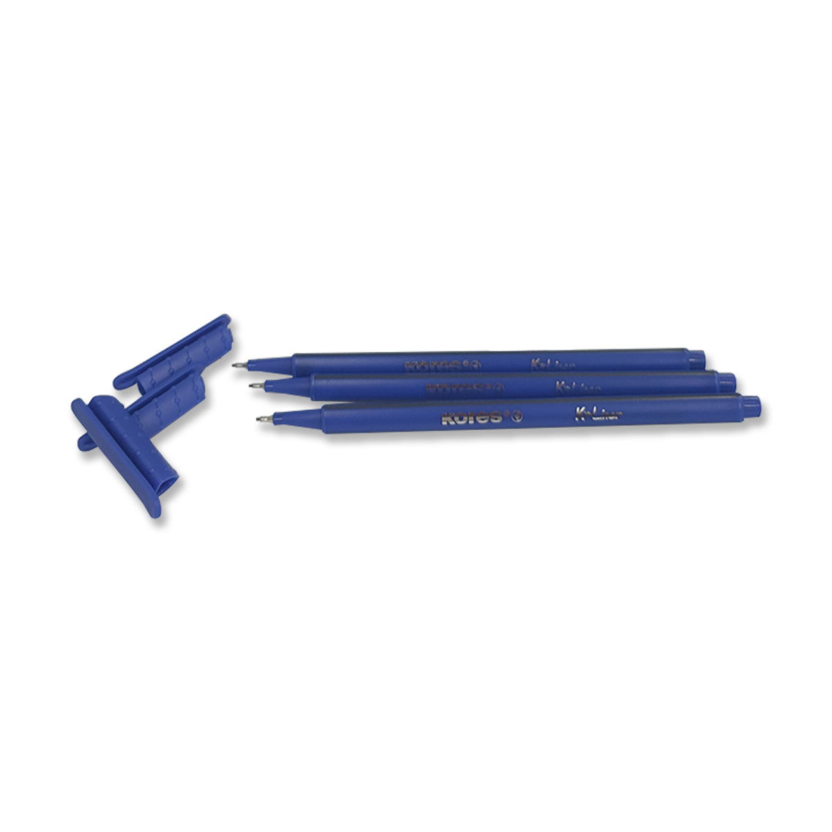 Rotulador Kores K-Liner Azul Caja de 12 Unidades