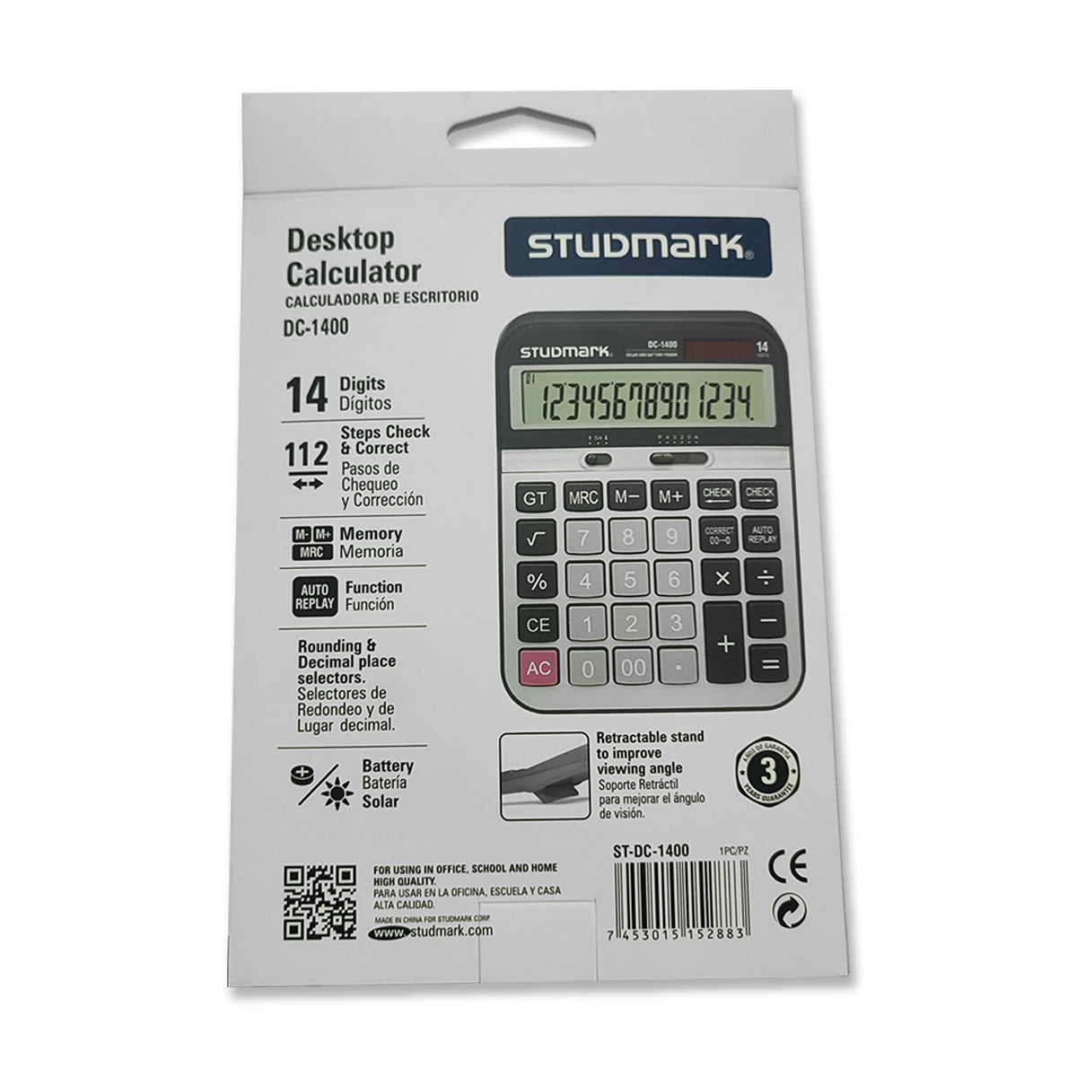 Calculadora 14 Digitos Studmark DC-1400